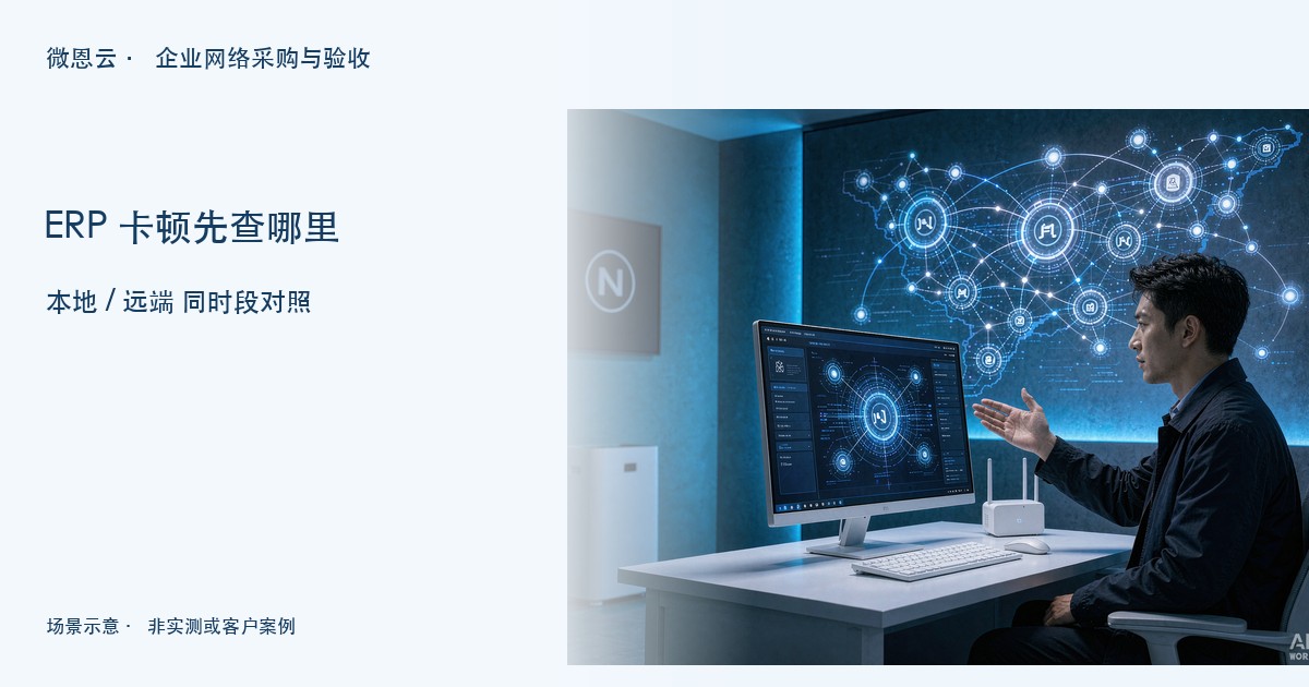 企业人员查看系统连接的AI场景示意,非真实客户排障记录