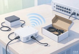 网络设备寄达分支现场即可接入的示意图