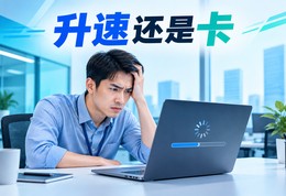 升速还是卡：办公室网络卡顿难题示意图