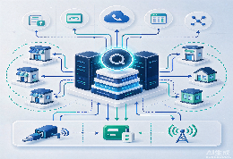 SD-WAN 中心平台连接分支、云应用和多种接入链路的示意图