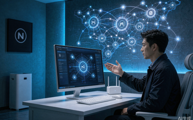 微恩云 SD-WAN 远程 ERP 卡顿解决方案示意图